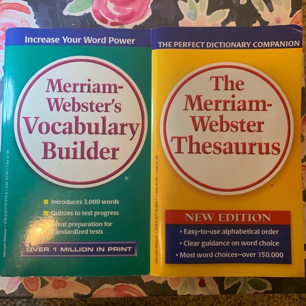 MERRIAM-WEBSTER’s THESAURUS AND VOCAB BUILDER
